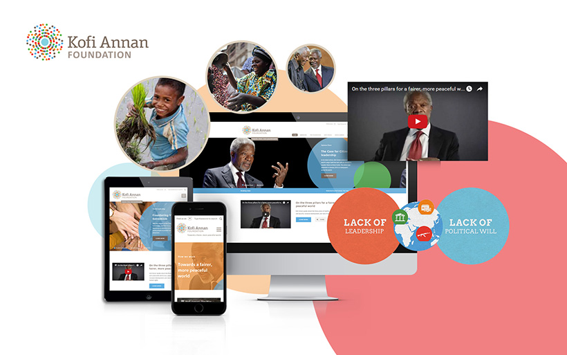 Website der Kofi Annan Foundation